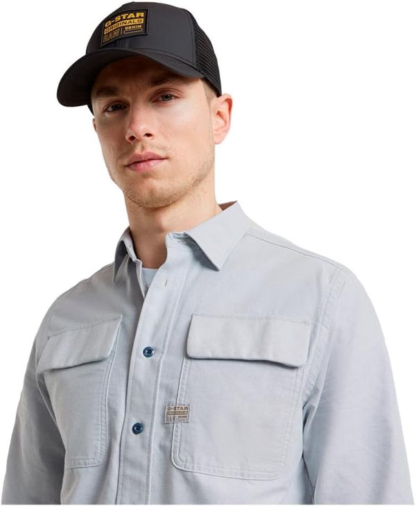 Chemise CPO G-Star Homme Col Boutonnée Poches Poitrine-4