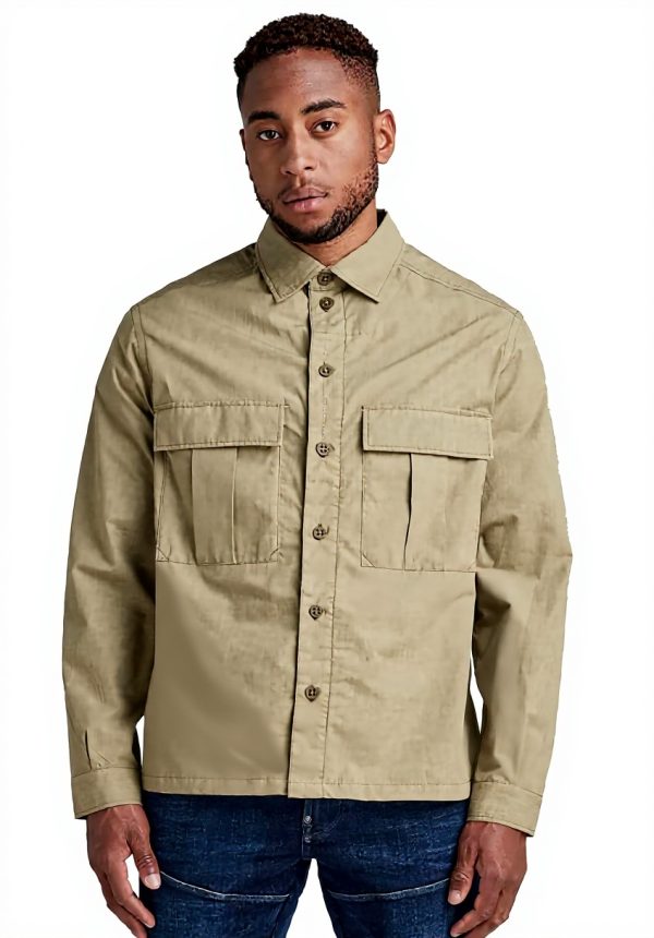 Chemise Utility G-Star Homme Relaxed Cargo Vert Noir