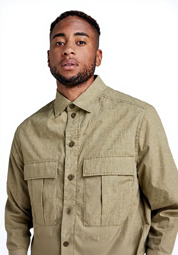 Chemise Utility G-Star Homme Relaxed Cargo Vert Noir