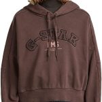 Sweat à capuche G-Star Collegic HDD SW WMN Femme confortable-0