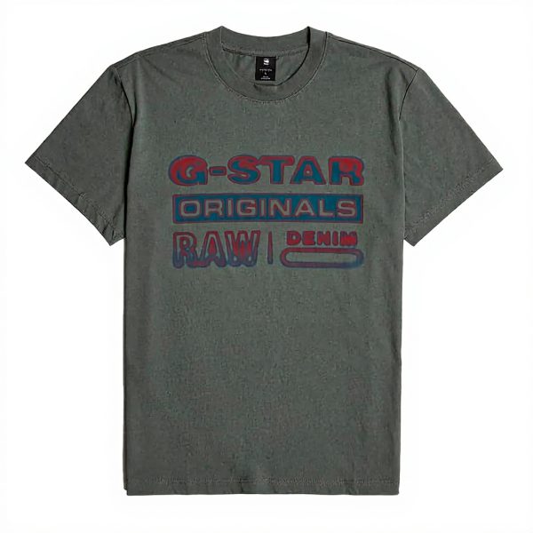 T-shirt G-Star Originals Homme Gradient Confort Encolure
