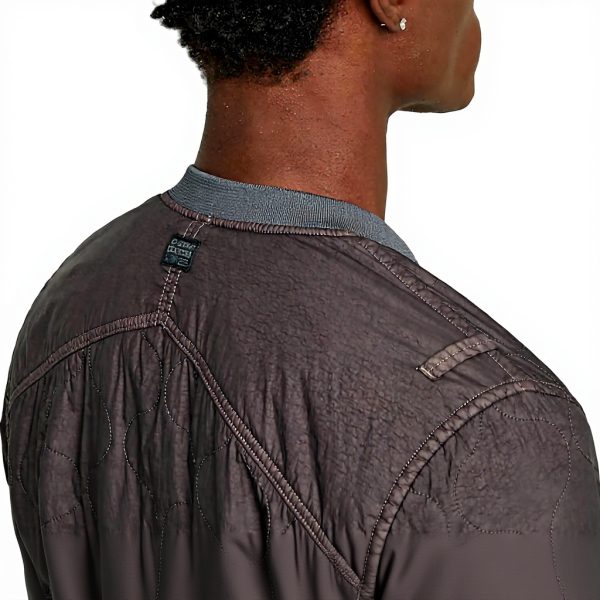 Blouson matelassé G-Star Homme léger gris D26122