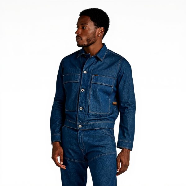 Blouson G-Star Hommes Utility Flap Pocket Veste Denim