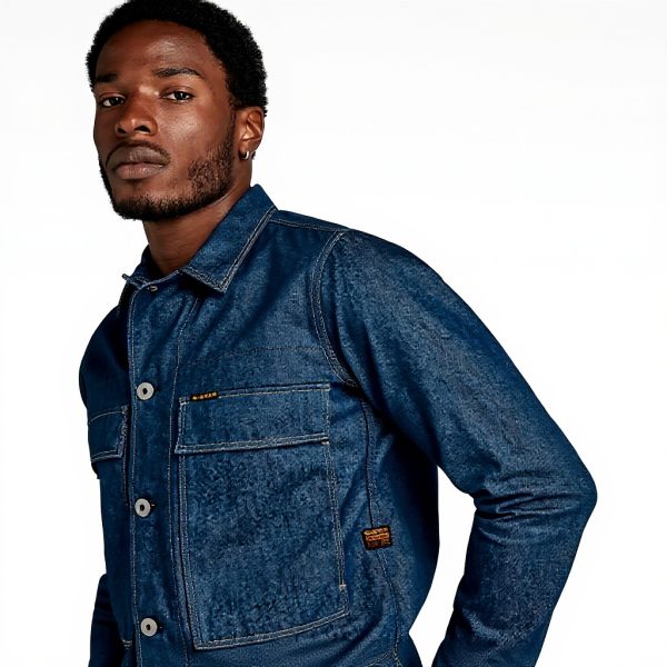 Blouson G-Star Hommes Utility Flap Pocket Veste Denim