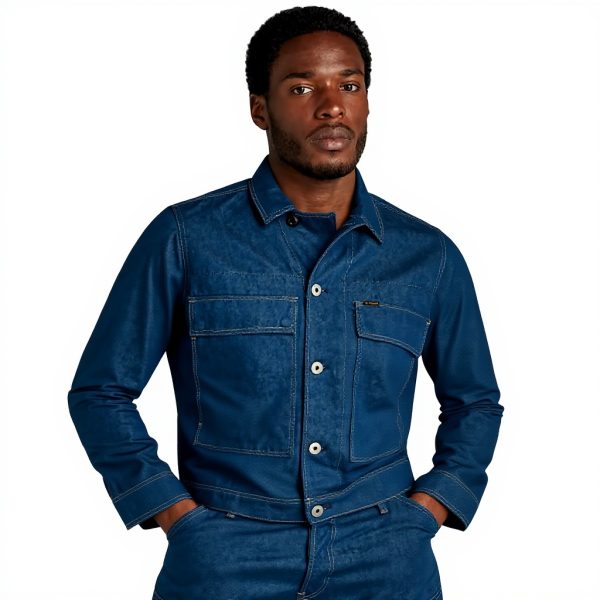 Blouson G-Star Hommes Utility Flap Pocket Veste Denim