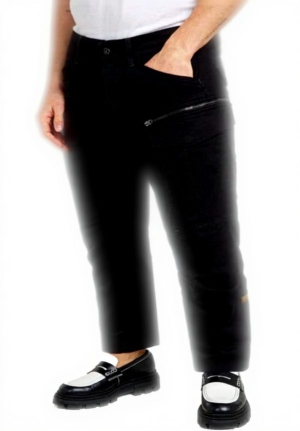 Pantalon Cargo G-Star Homme Zip 3D Tapered Noir Bleu Beige