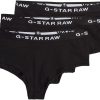 Culottes G-Star Lot de 3 Taille Basse Hipster Femme Noir-0