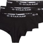 Culottes G-Star Lot de 3 Taille Basse Hipster Femme Noir-0