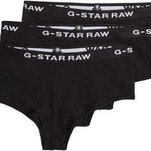 Culottes G-Star Lot de 3 Taille Basse Hipster Femme Noir-0