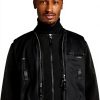 G-Star Bomber Unisex Lifevest Vestes Homme Noir Col Côtelé