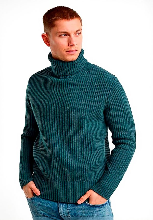 Pull G-Star Essential Turtle Homme Col Roulé Confort