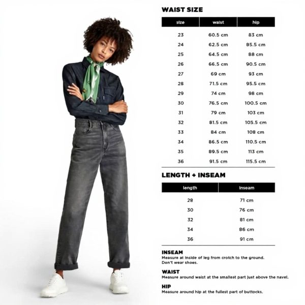 Jean G-Star Femme Lynn Mid Skinny Gris Ajustement Mince