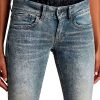 Jean G-Star Femme Lynn Mid Skinny Gris Ajustement Mince