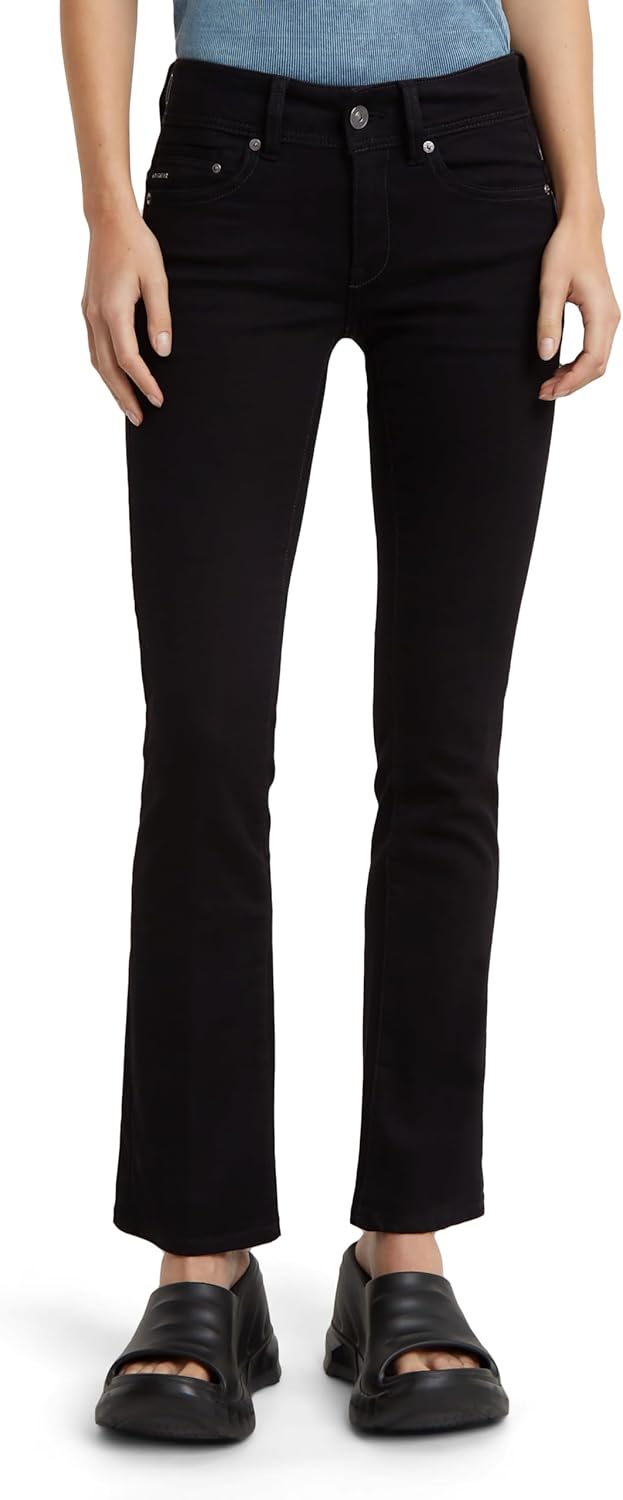 G-Star Women Midge Bootcut Jeans showcasing the bootcut silhouette and adjustable strap