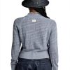 Pull G-Star Femmes Pointelle Tricot Texturé Gris Noir Bleu