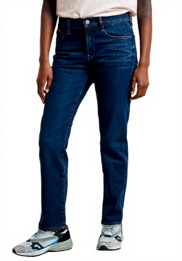 G-Star Femmes Strace Straight Jeans Bleu Coupe Droite