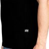 T-shirt G-Star Homme logo chaine col côtelé noir