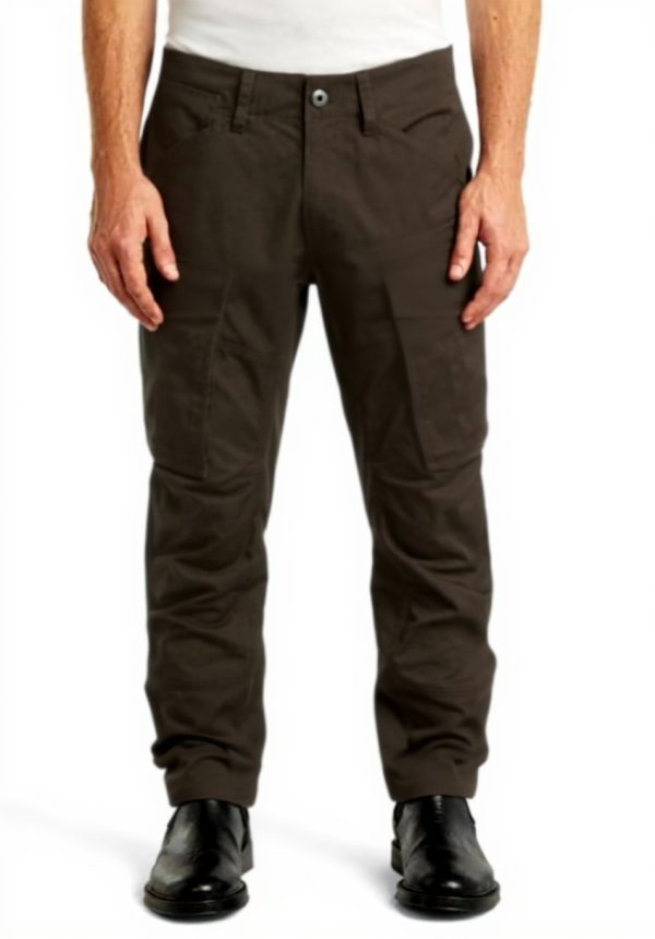 Pantalon G-Star Homme Rovic Zip 3D Tapered Brun