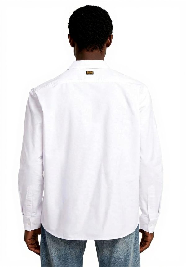 Chemise Homme G-Star Regular Col Boutonnée Manches Longues