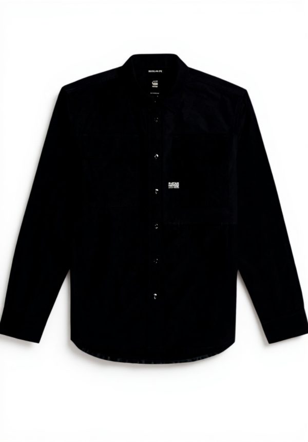 Chemise G-Star Hommes CPO Utility Col Boutonnée Bleu