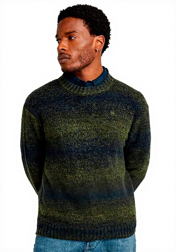 Pull G-Star Hommes Gradient Tricoté Encolure Côtelée