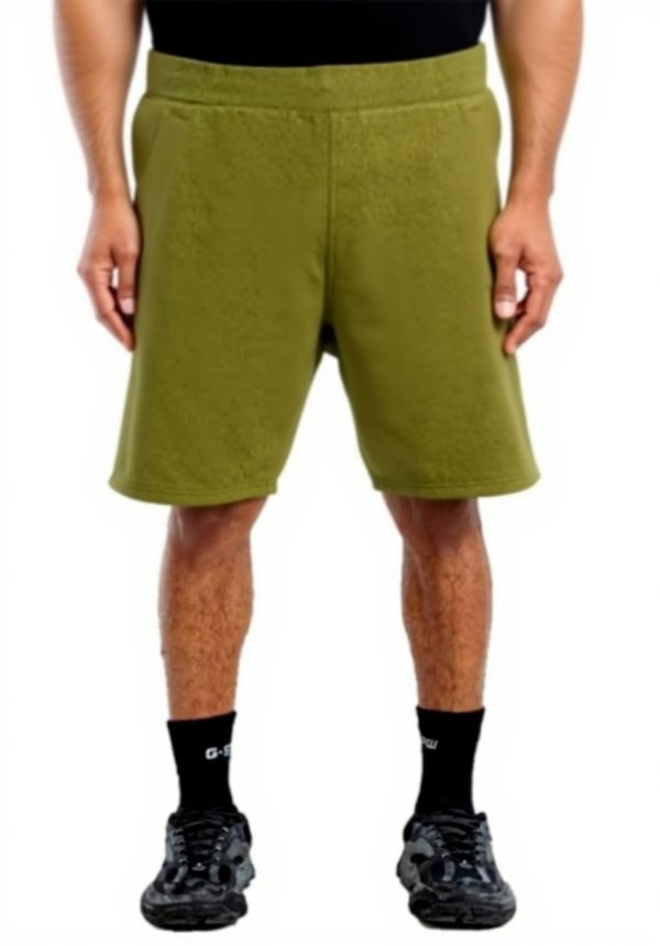 G-STAR Sweat Shorts Homme Vert Taille Élastique