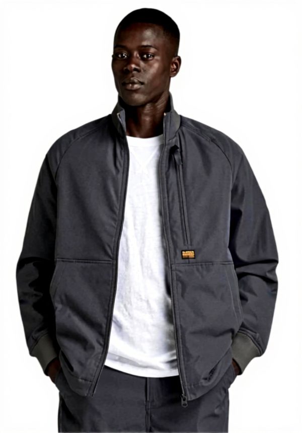 Veste de sport G-Star Hommes Track Overshirt gris vert