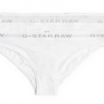 Slips femme G-Star lot de 3 confort élastique noir blanc