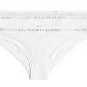 Slips femme G-Star lot de 3 confort élastique noir blanc