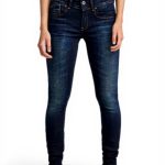 Jeans Skinny G-Star Lynn Taille Moyenne Femme Bleu