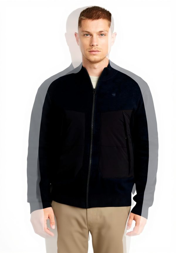 G-Star Pull Maille Alfresco Sweat-Shirt Homme Col Montant