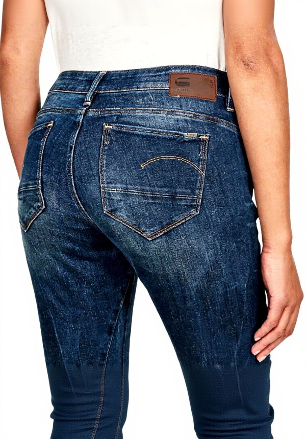 G-STAR RAW Jean Femme Arc 3D Taille Moyenne Skinny
