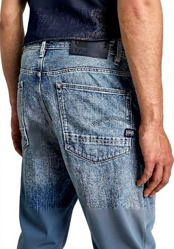 G-Star RAW Grip 3D Relaxed Tapered Jeans Homme Bleu Denim