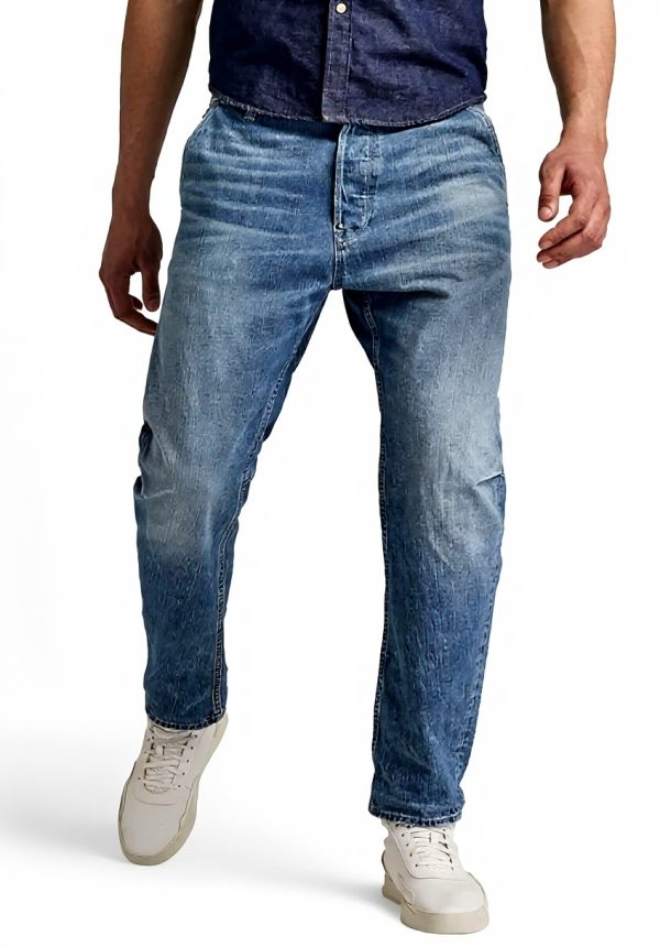 G-Star RAW Grip 3D Relaxed Tapered Jeans Homme Bleu Denim